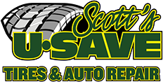 Scott's U-Save Tire & Auto Repair Logo | Knight Automotive